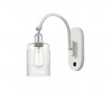  518-1W-WPC-G342-LED - Hadley - 1 Light - 5 inch - White Polished Chrome - Sconce