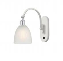  518-1W-WPC-G381 - Castile - 1 Light - 6 inch - White Polished Chrome - Sconce