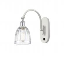  518-1W-WPC-G442-LED - Brookfield - 1 Light - 6 inch - White Polished Chrome - Sconce