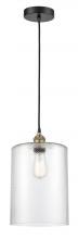  616-1P-BAB-G112-L - Cobbleskill - 1 Light - 9 inch - Black Antique Brass - Cord hung - Mini Pendant