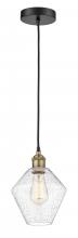  616-1P-BAB-G654-8 - Cindyrella - 1 Light - 8 inch - Black Antique Brass - Cord hung - Mini Pendant