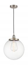  616-1PH-SN-G202-14 - Beacon - 1 Light - 14 inch - Satin Nickel - Mini Pendant