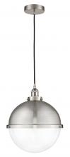  616-1PH-SN-HFS-122-SN-LED - Hampden - 1 Light - 13 inch - Brushed Satin Nickel - Cord hung - Pendant