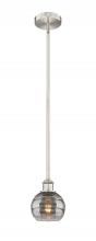  616-1S-SN-G556-6SM - Rochester - 1 Light - 6 inch - Brushed Satin Nickel - Cord hung - Mini Pendant