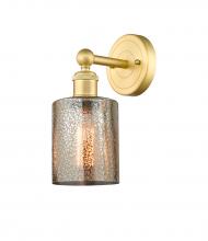  616-1W-SG-G116 - Cobbleskill - 1 Light - 5 inch - Satin Gold - Sconce