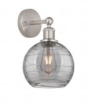  616-1W-SN-G1213-8SM - Athens Deco Swirl - 1 Light - 8 inch - Satin Nickel - Sconce