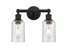 Innovations Lighting 616-2W-OB-G804 - Clymer - 2 Light - 13 inch - Oil Rubbed Bronze - Bath Vanity Light