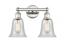  616-2W-PN-G2812 - Hanover - 2 Light - 15 inch - Polished Nickel - Bath Vanity Light