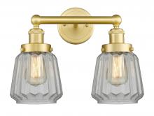  616-2W-SG-G142 - Chatham - 2 Light - 16 inch - Satin Gold - Bath Vanity Light