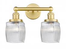  616-2W-SG-G302 - Colton - 2 Light - 15 inch - Satin Gold - Bath Vanity Light