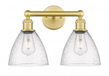  616-2W-SG-GBD-754 - Bristol - 2 Light - 17 inch - Satin Gold - Bath Vanity Light