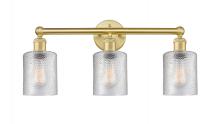  616-3W-SG-G112 - Cobbleskill - 3 Light - 23 inch - Satin Gold - Bath Vanity Light