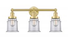  616-3W-SG-G182 - Canton - 3 Light - 24 inch - Satin Gold - Bath Vanity Light