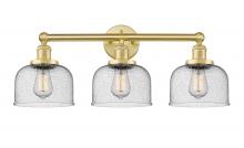  616-3W-SG-G74 - Bell - 3 Light - 26 inch - Satin Gold - Bath Vanity Light