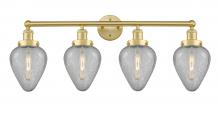  616-4W-SG-G165 - Geneseo - 4 Light - 34 inch - Satin Gold - Bath Vanity Light