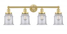  616-4W-SG-G182 - Canton - 4 Light - 33 inch - Satin Gold - Bath Vanity Light