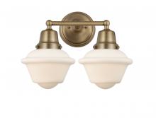  623-2W-BB-G531 - Oxford - 2 Light - 16 inch - Brushed Brass - Bath Vanity Light