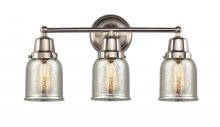  623-3W-SN-G58 - Bell - 3 Light - 21 inch - Brushed Satin Nickel - Bath Vanity Light