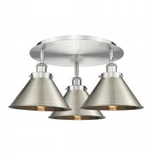  916-3C-SN-M10-SN - Ballston Urban - 3 Light - 20 inch - Satin Nickel - Flush Mount