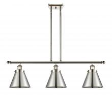  916-3I-PN-M13-PN - Appalachian - 3 Light - 36 inch - Polished Nickel - Stem Hung - Island Light