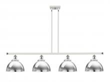  916-4I-WPC-MFD-10-PC-LED - Derby - 4 Light - 48 inch - White Polished Chrome - Stem Hung - Island Light