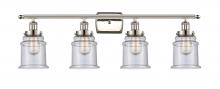  916-4W-PN-G184 - Canton - 4 Light - 36 inch - Polished Nickel - Bath Vanity Light