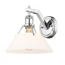  3306-1W CH-OP - Orwell CH 1 Light Wall Sconce in Chrome with Opal Glass