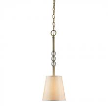  3500-M1L AB-PMT - Mini Pendant with Parchment Shade