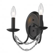  7644-2W BLK - Mirabella 2 Light Wall Sconce in Matte Black