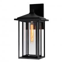  0417W9-1-101 - Crawford 1 Light Black Outdoor Wall Light