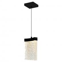  1587P6-1-101 - Lava Integrated LED Black Mini Pendant