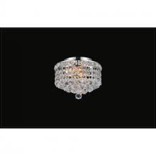  8002C10C - Luminous 2 Light Flush Mount With Chrome Finish