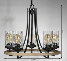  3124105-846 - Gaston Five Light Chandelier