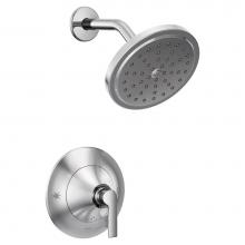 Moen TS2202 - Doux 1-Handle Posi-Temp Shower Faucet Trim Kit in Chrome (Valve Sold Separately)