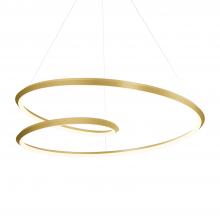  PD22339-BG - Ampersand 39-in Brushed Gold LED Pendant