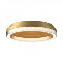  FM45316-BG - Calix 16-in Brushed Gold LED Flush Mount