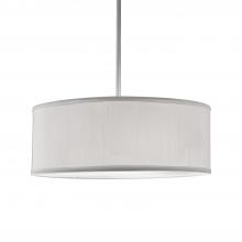  41083W - Gregory 20-in White 3 Lights Pendant