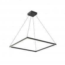  PD88132-BK-UNV-010 - Piazza 32-in Black LED Pendant