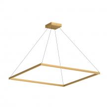  PD88148-BG-UNV-010 - Piazza 48-in Brushed Gold LED Pendant