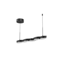  LP90727-BK - POPLAR 27" LINEAR PENDANT BLACK 30W, 120VAC WITH LED DRIVER, 3000K, 90CRI