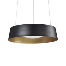  401207BK-LED - Sampson 16-in Black LED Pendant