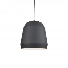  492122-BK - Sedona 22-in Black 1 Light Pendant