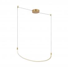  LP89048-BG - Talis 48-in Brushed Gold LED Linear Pendant