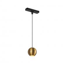  TRP26903-BG - Faria 3-in Brushed Gold Trilo Track Pendant