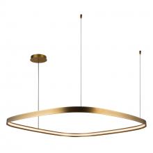  PD78040-VB - Yukon 40-in Vintage Brass LED Pendant