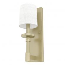  19693 - Hunter Briargrove Modern Brass 1 Light Sconce Wall Light Fixture