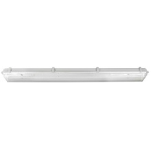  LP848230-DB5K - LED Vapor Fixture, PC body and PC Diffuser With Stainless Steel Clips, 60W LED (Integrated)