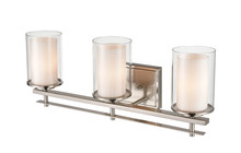  5503-BN - Huderson 3-Light Vanity Brushed Nickel