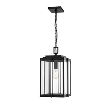  2635-PBK - Oakland 1-Light Outdoor Hanging Lantern Powder Coated Black