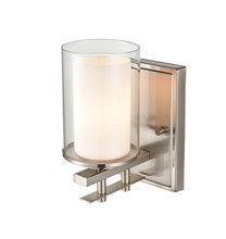  5501-BN - Huderson 1-Light Wall Sconce Brushed Nickel